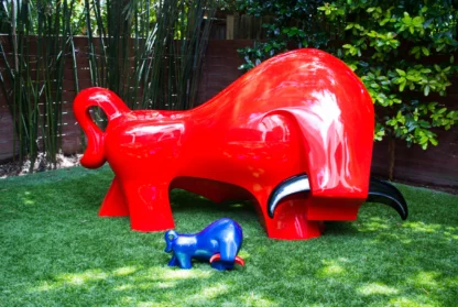 Saul, the Modern Pucara Bull by Gustavo Salas